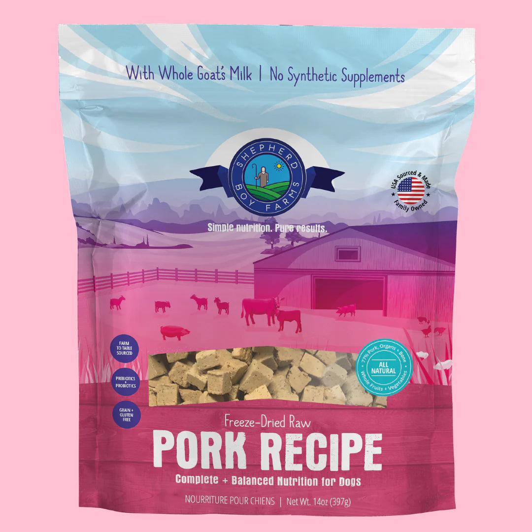 Shepherd Boy Farms Freeze-Dried Dog Food