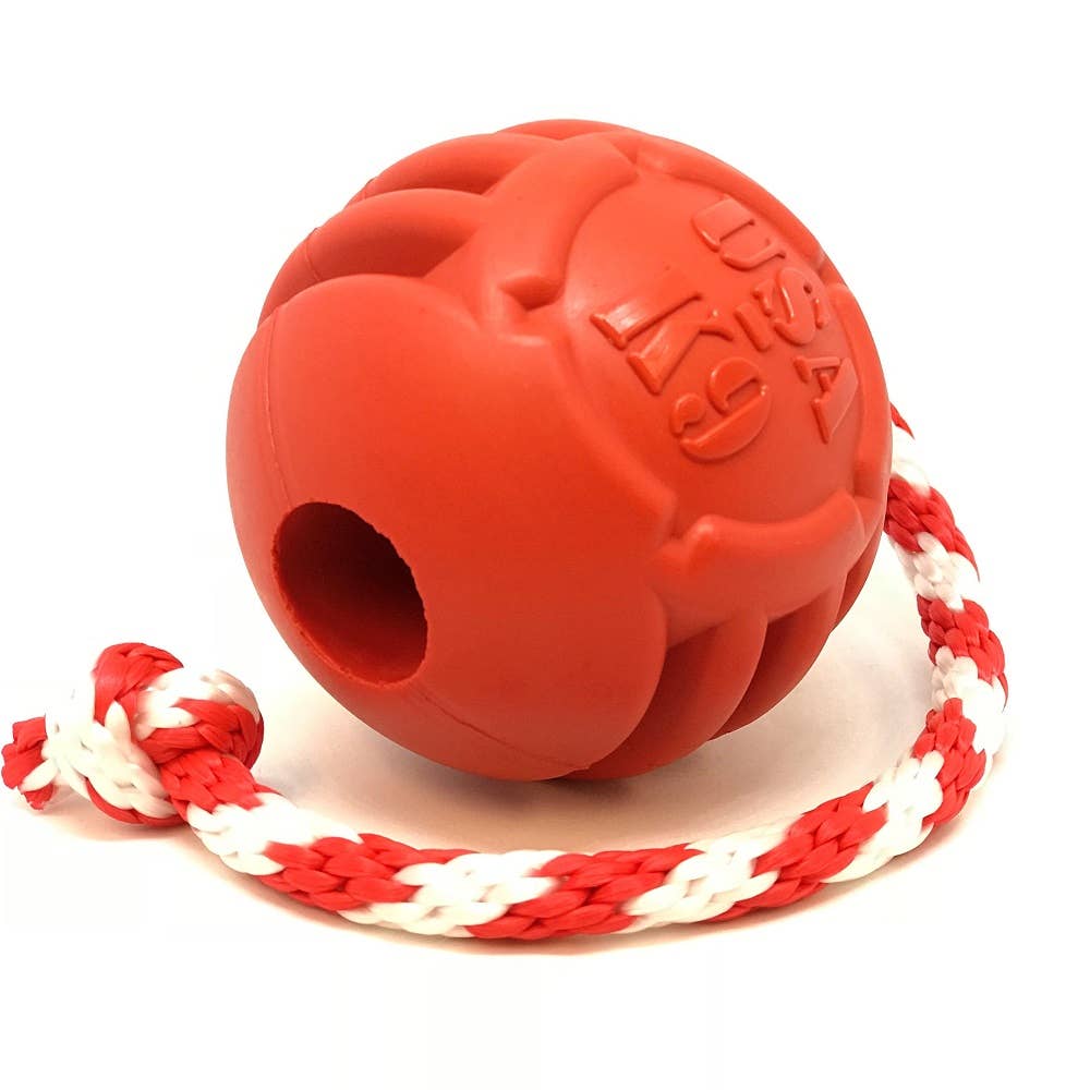 USA-K9 Stars and Stripes- Durable Reward Toy - Large - Red