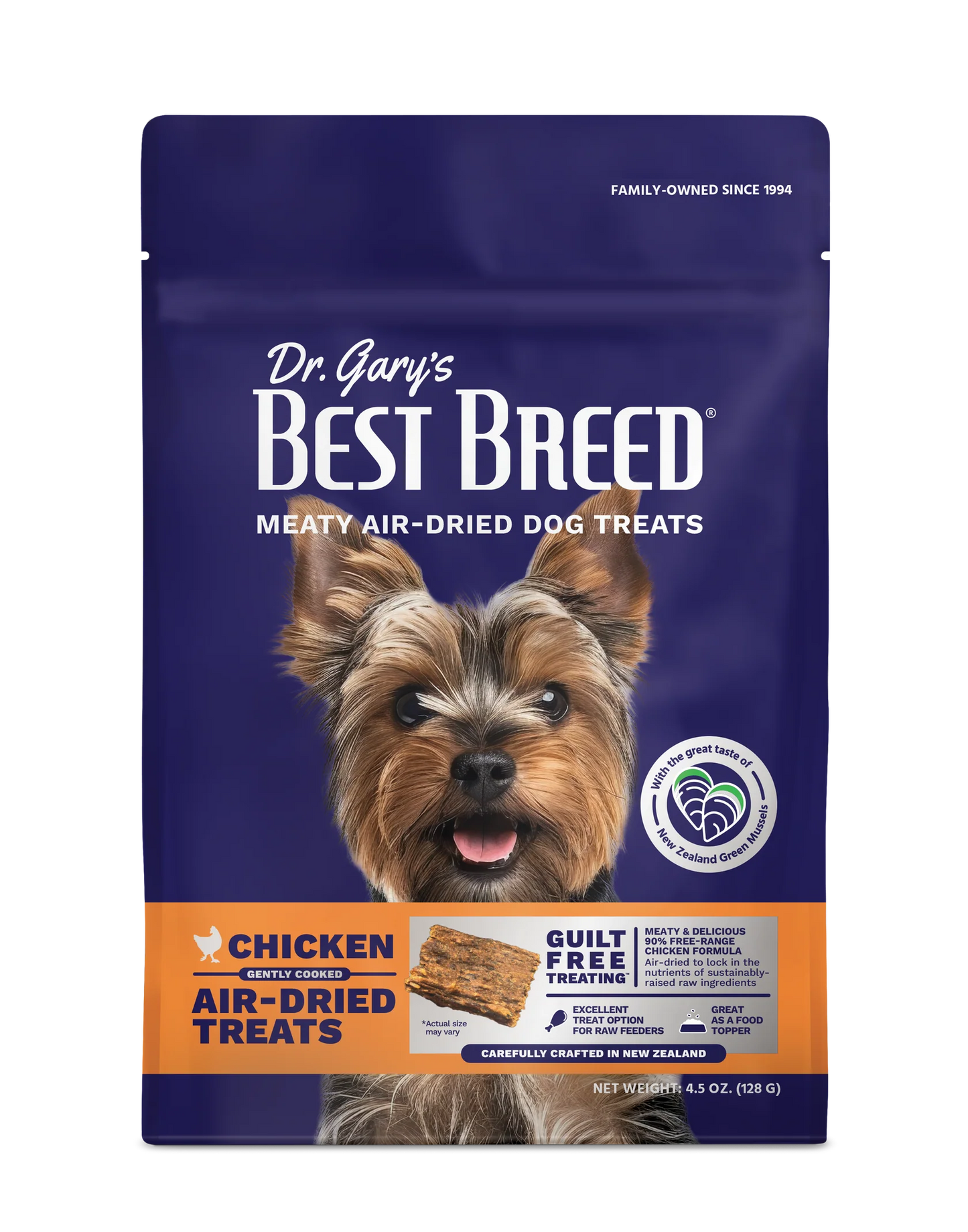 Best Breed Air-dried Chicken Treat and Topper
