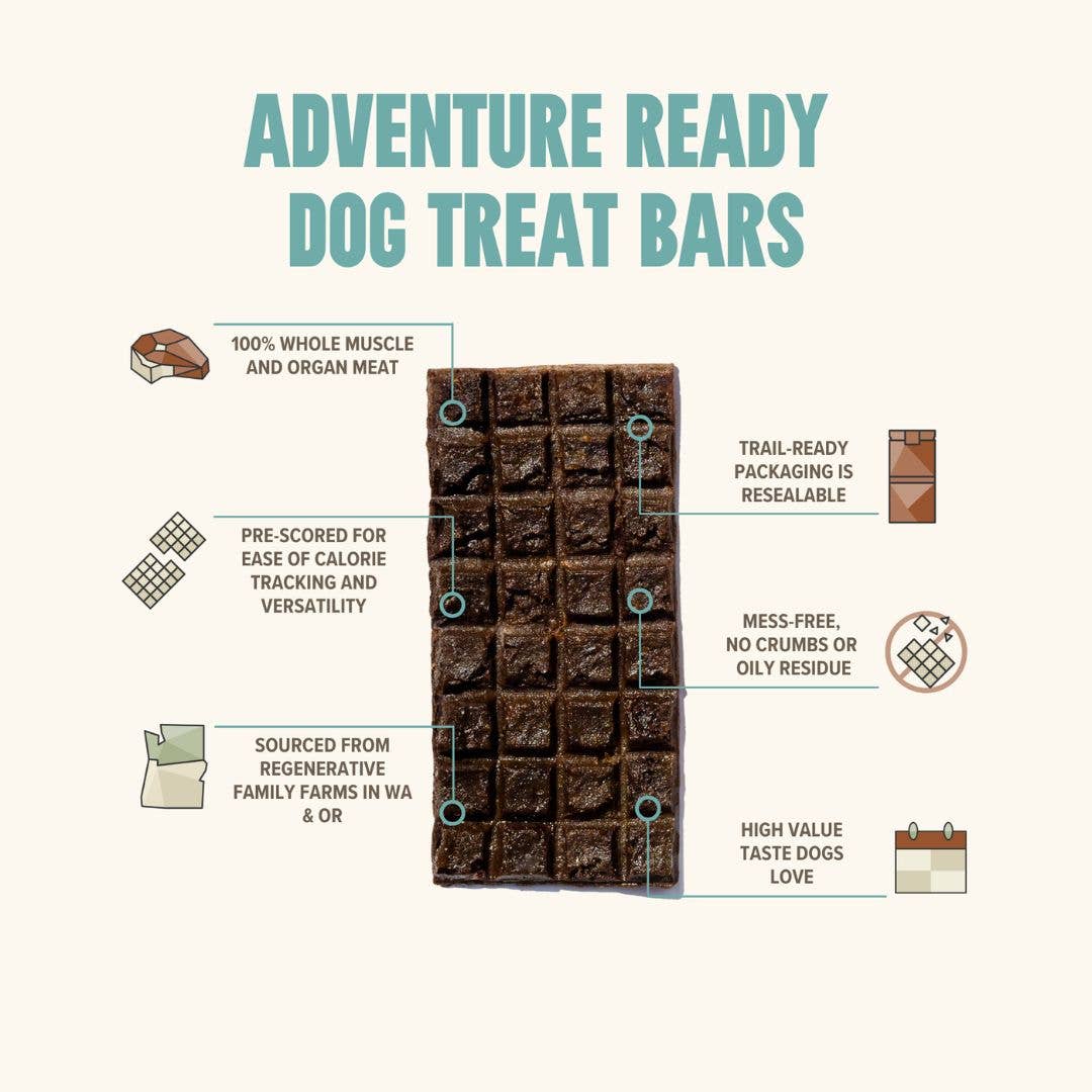 Seafood Treat & Snack Bar for Active Dogs - Energy & Recovery