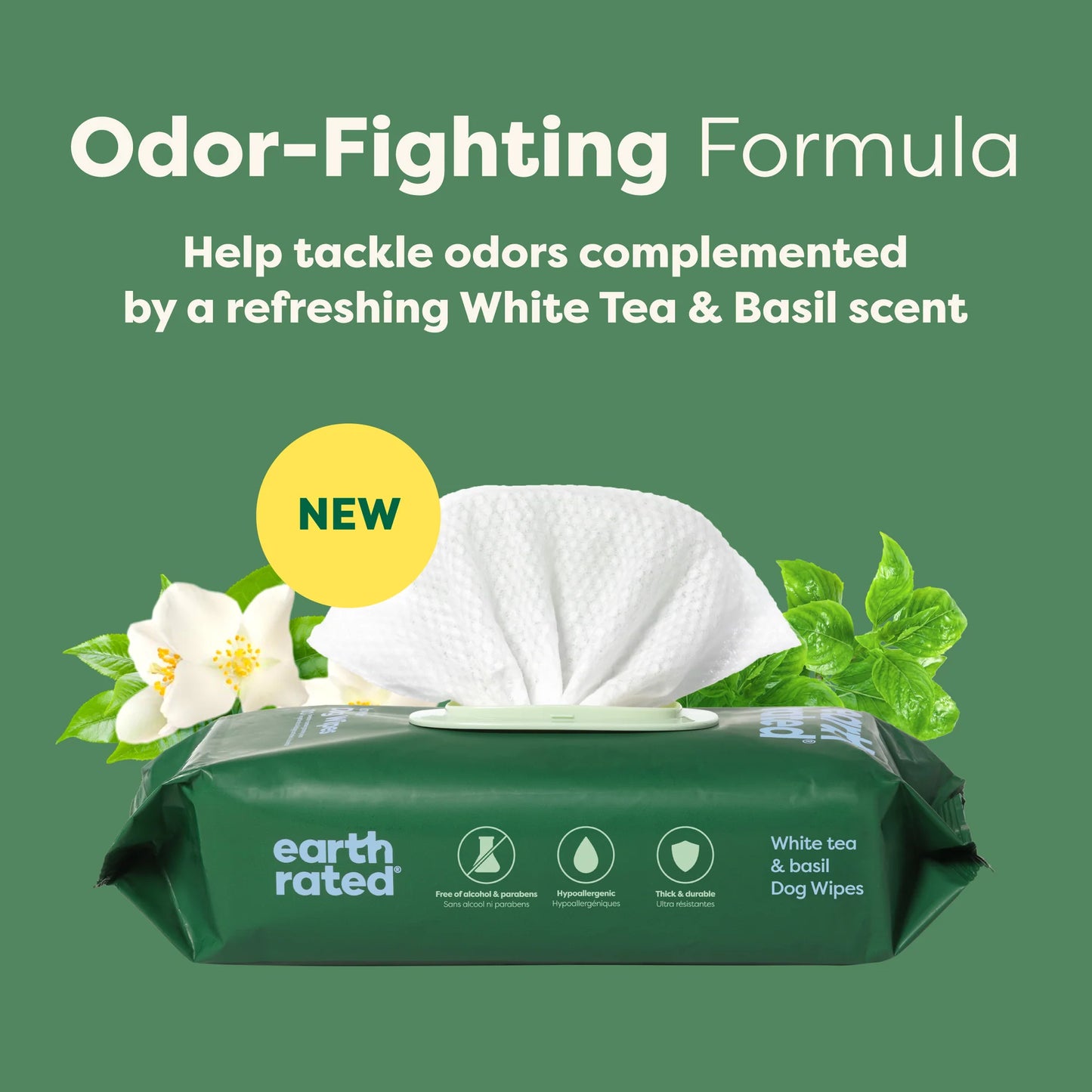 Earth Rated Dog Wipes