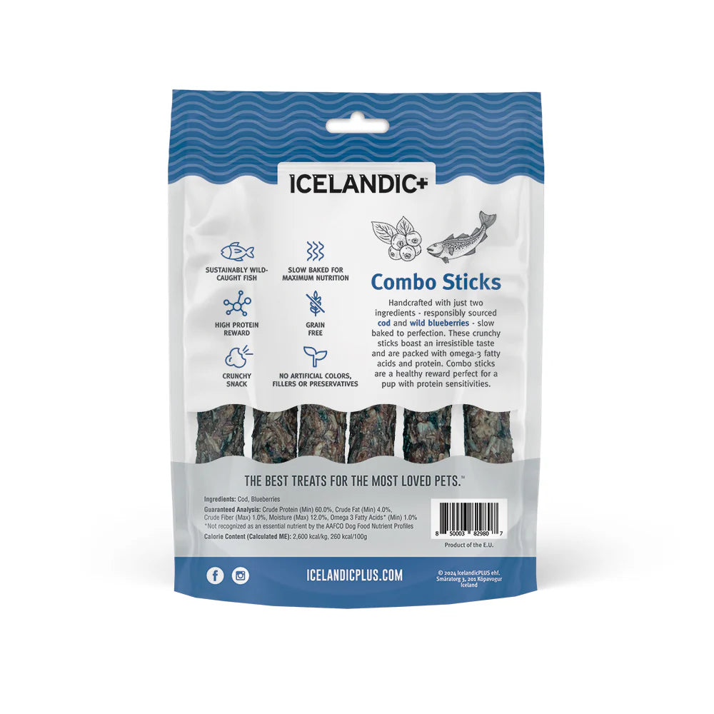 Cod & Blueberry Combo Sticks 5pk