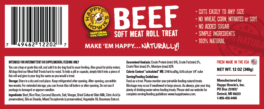 Happy Howie's Soft Meat Roll Treat