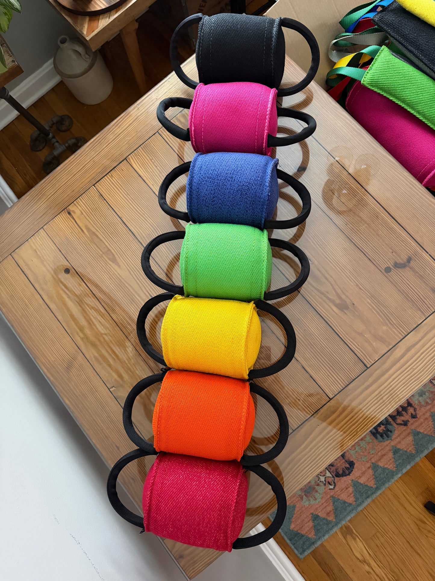 Mini Round Bite Pillow with Handles