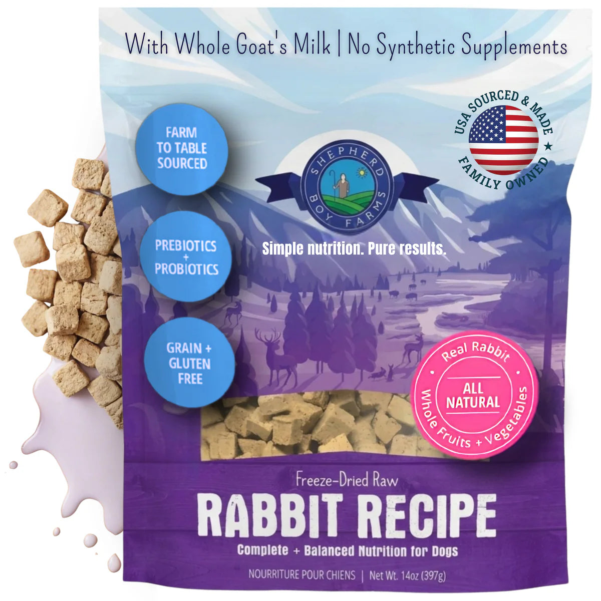 Shepherd Boy Farms Freeze-Dried Dog Food