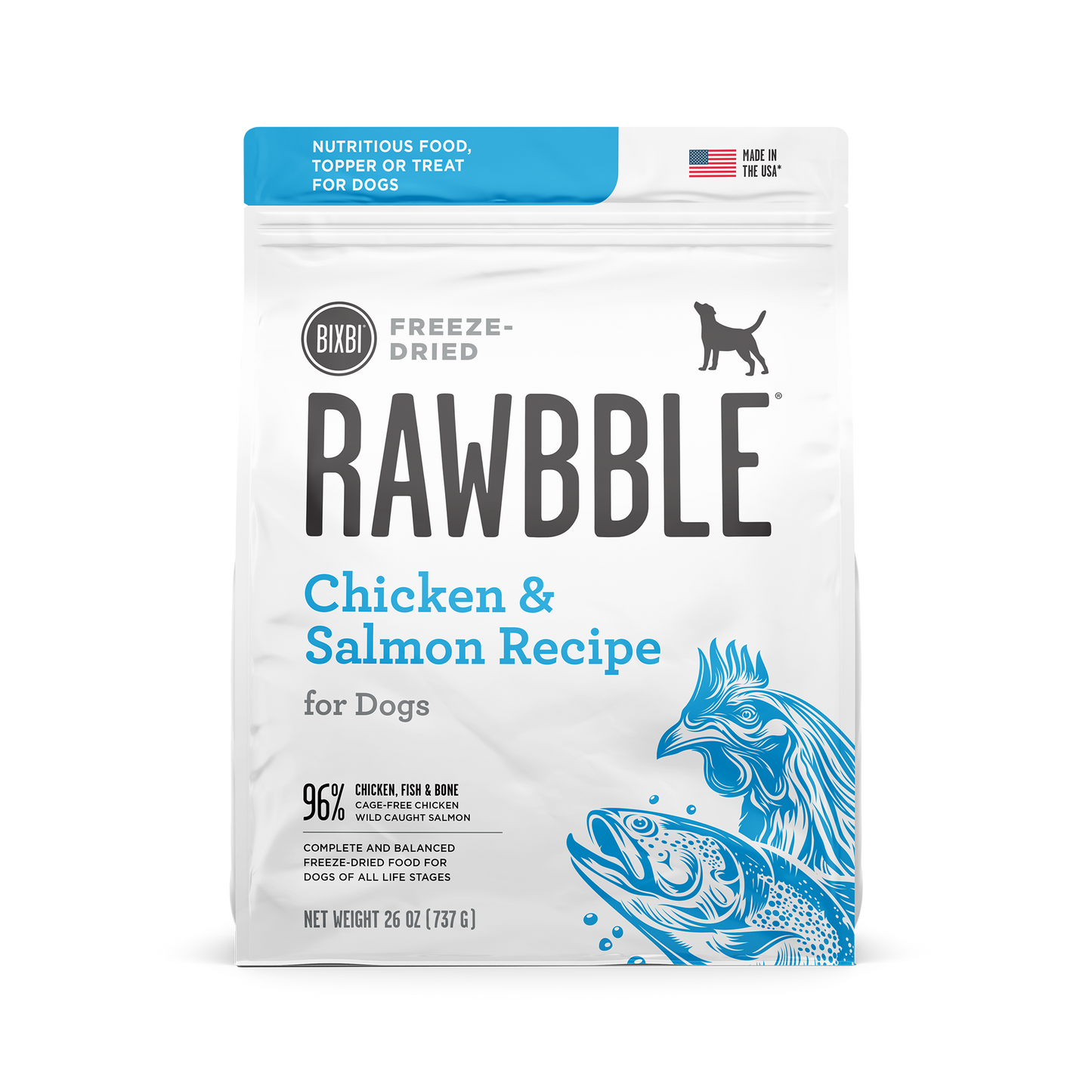 Bixbi Rawbble Freeze-Dried — Chicken & Salmon