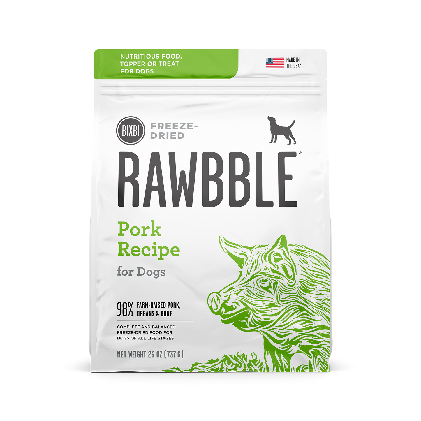 Bixbi Rawbble Freeze-Dried — Pork