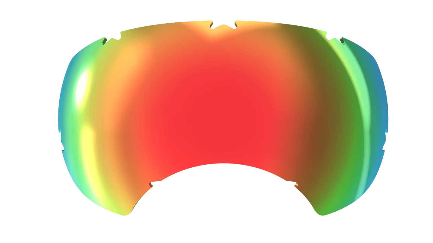 Rex Specs V2 Replacement Lens - Red Mirror