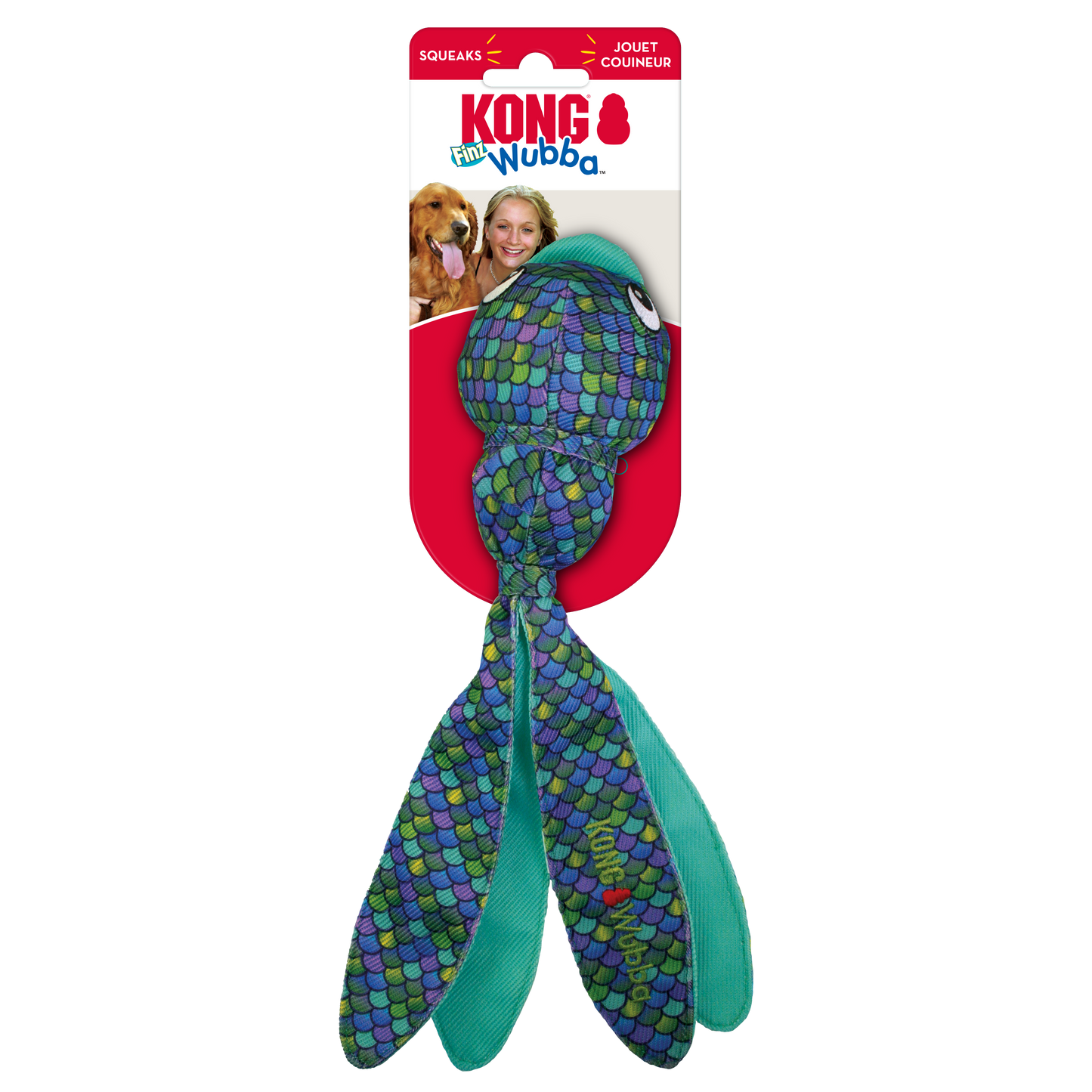 Kong Wubba Blue Finz