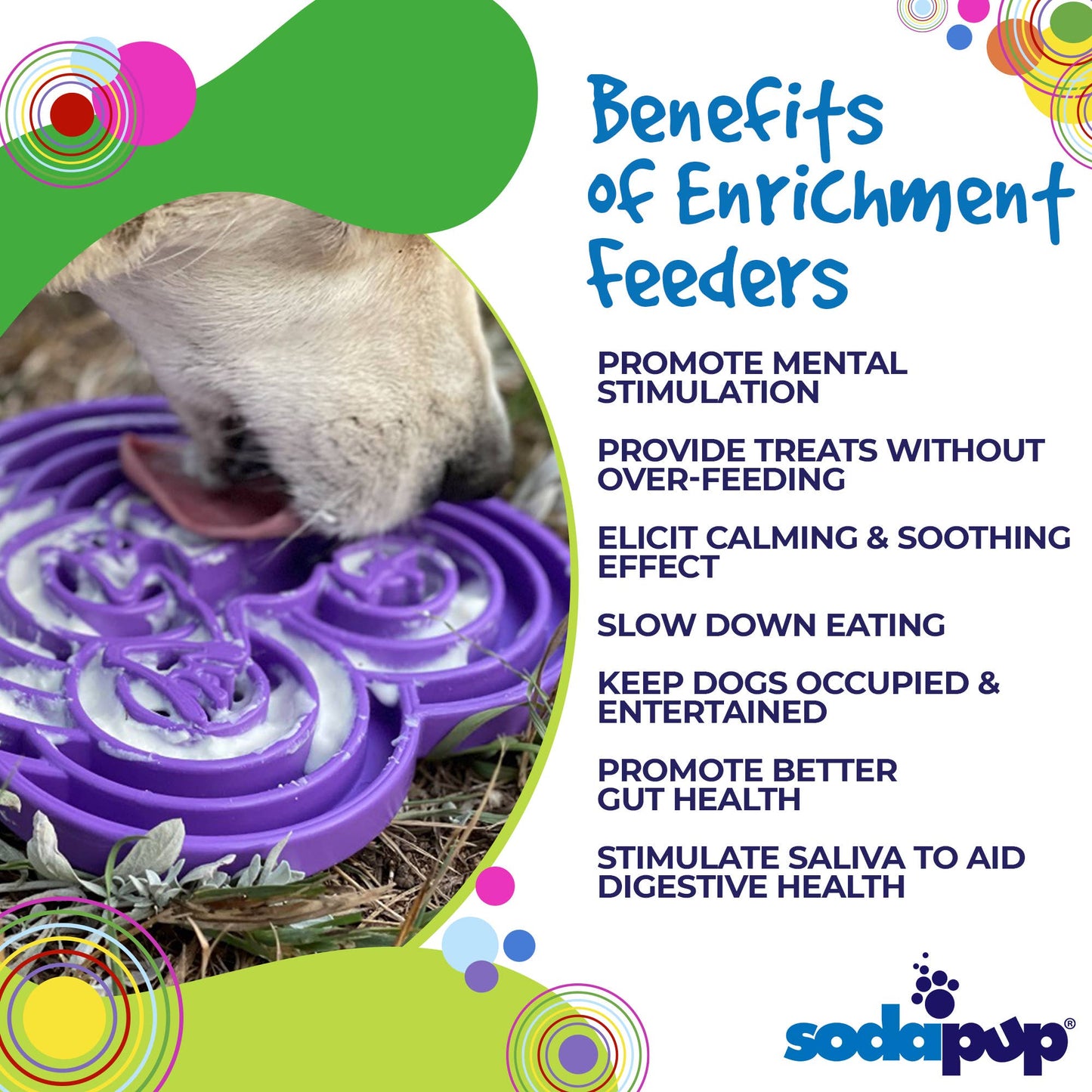 Water Frog Design eTray Enrichment Tray for Dogs