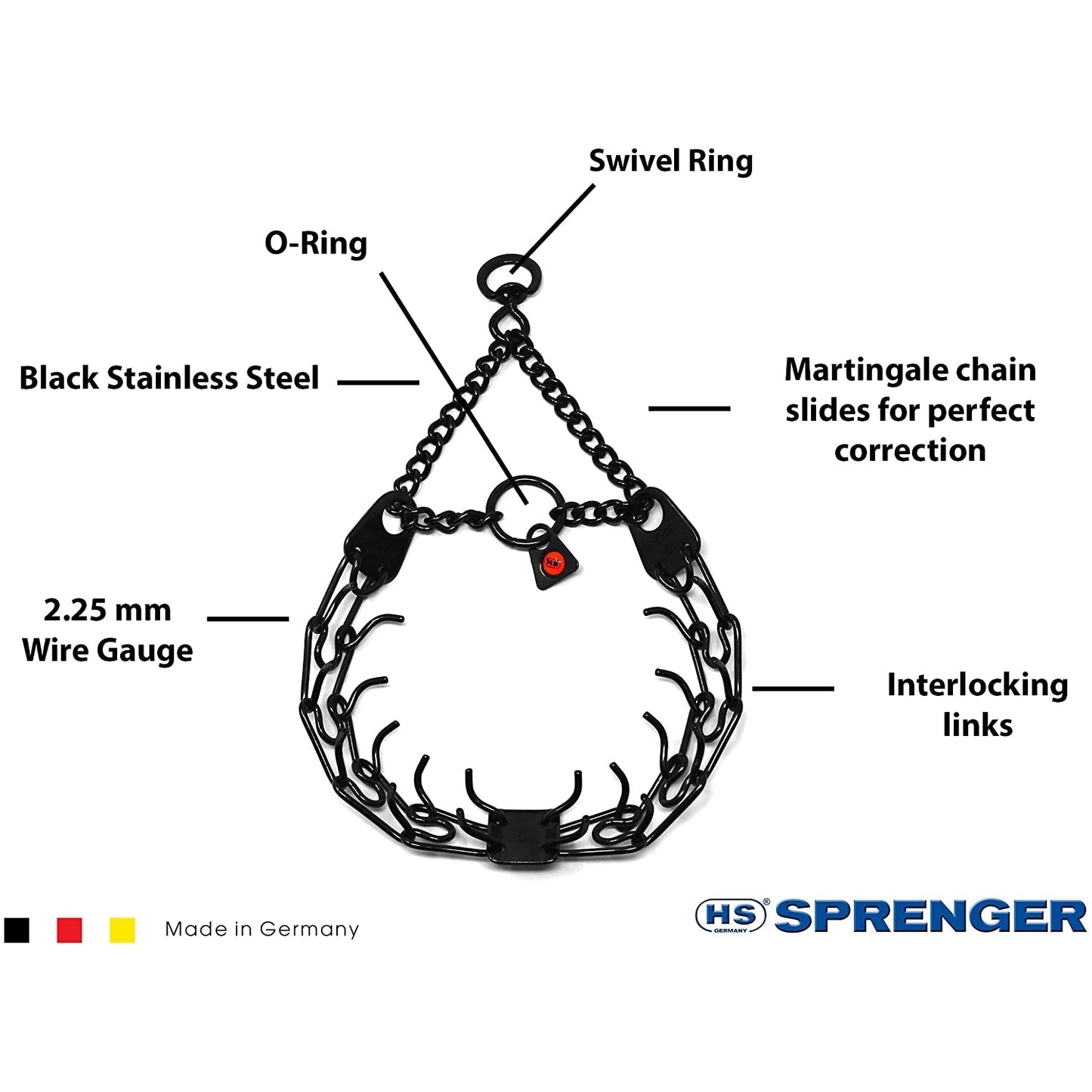 Herm Sprenger Prong - Black Stainless