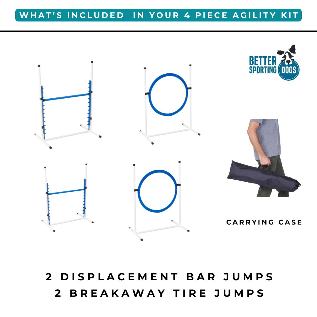 What's included in the 4-pack agility jumps