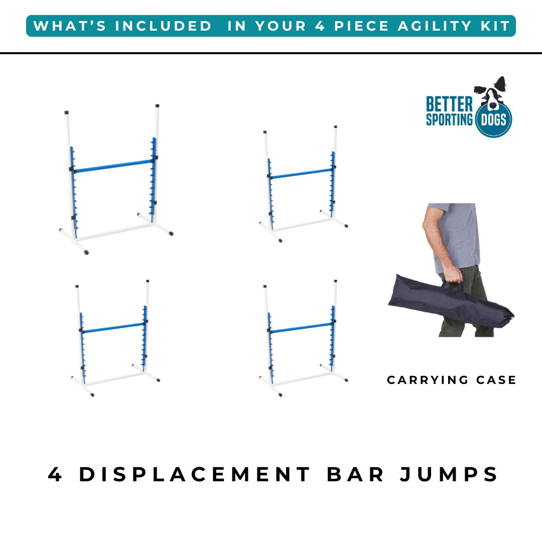 What's included in the 4-pack bar jumps