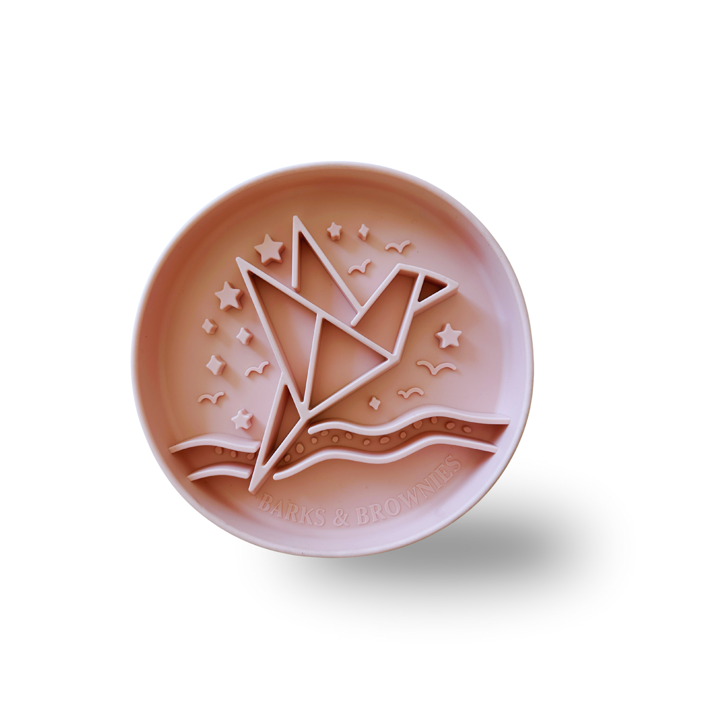 Signature Origami Slow Feeder Blush