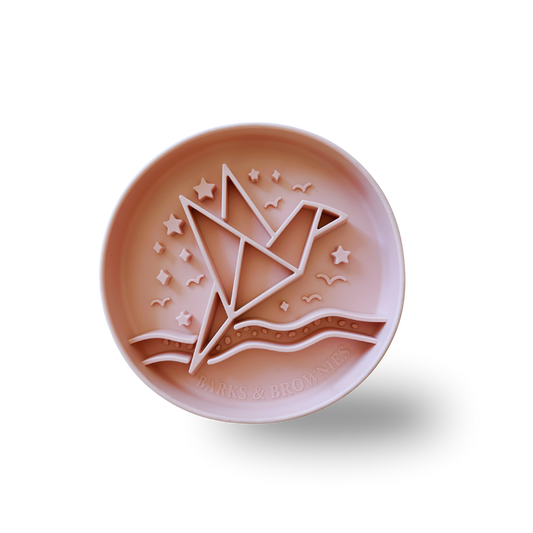 Signature Origami Slow Feeder Blush