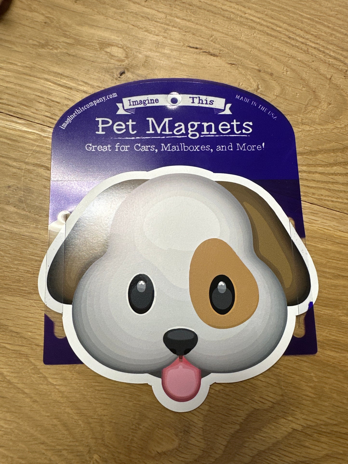 Dog Emoji - Car Magnet