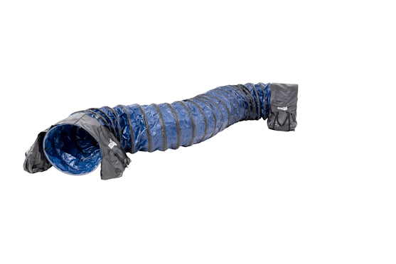 PVC tunnel S-curve setup