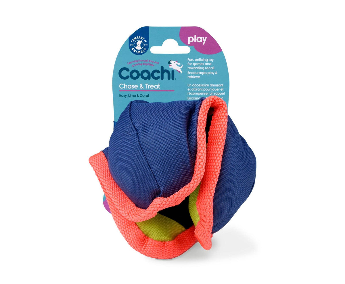 Coachi Chase & Treat Navy, Lime & Coral