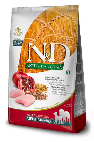 N&D Chicken & Pomegranate Adult Medium & Maxi