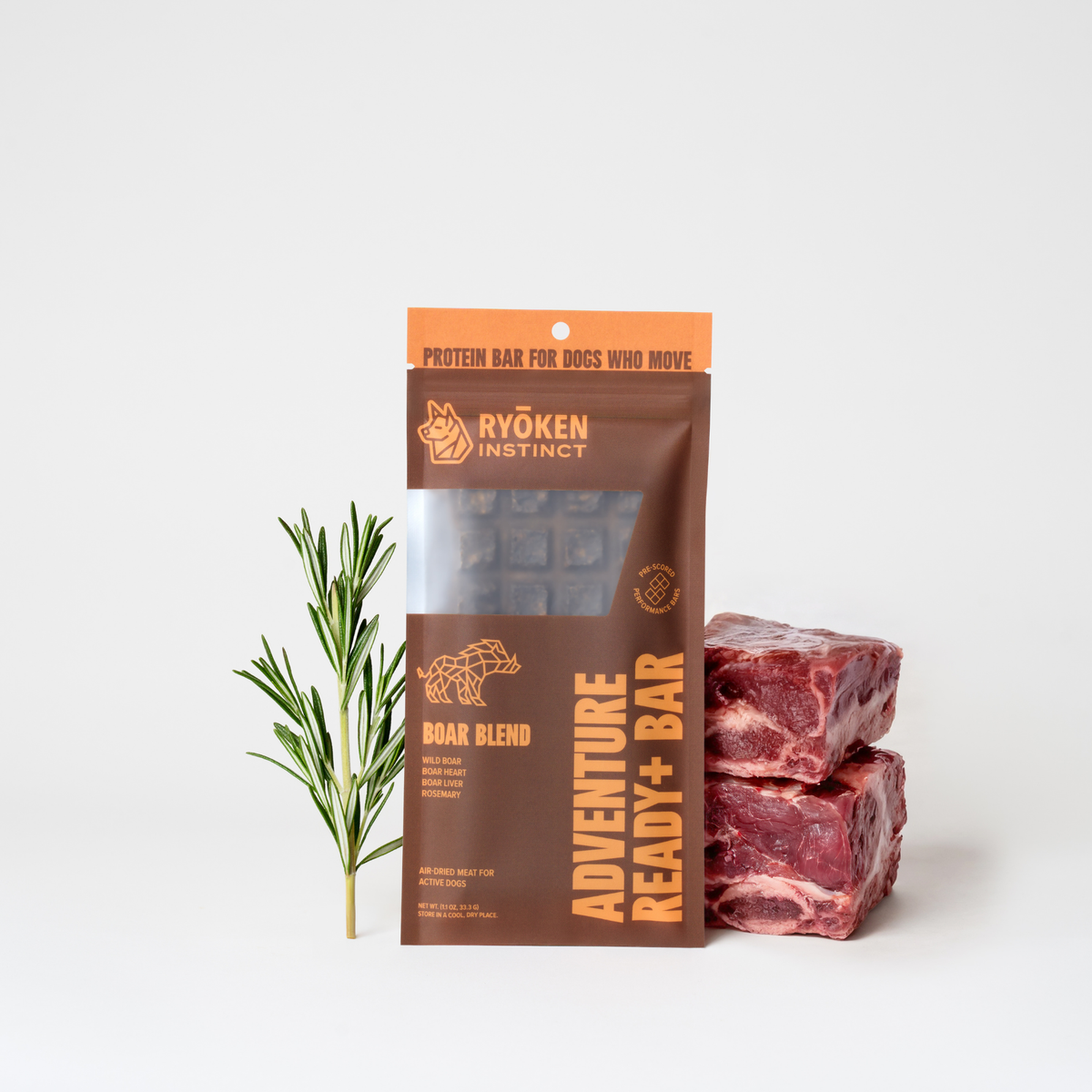 Boar Treat & Snack Bar for Active Dogs - Energy & Recovery