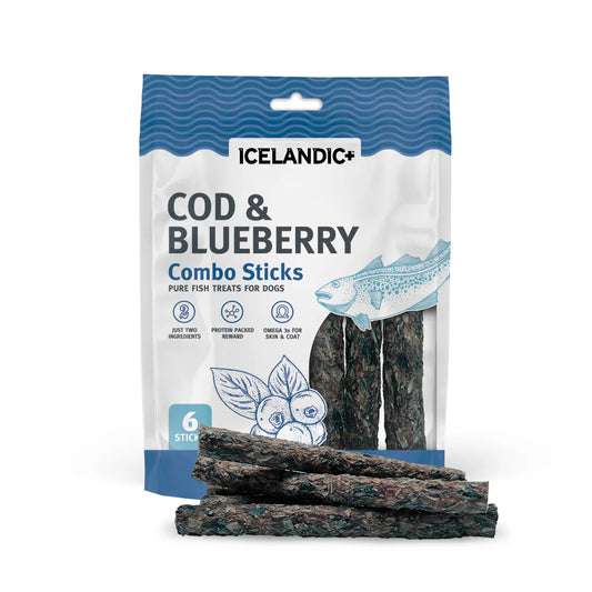 Cod & Blueberry Combo Sticks 5pk