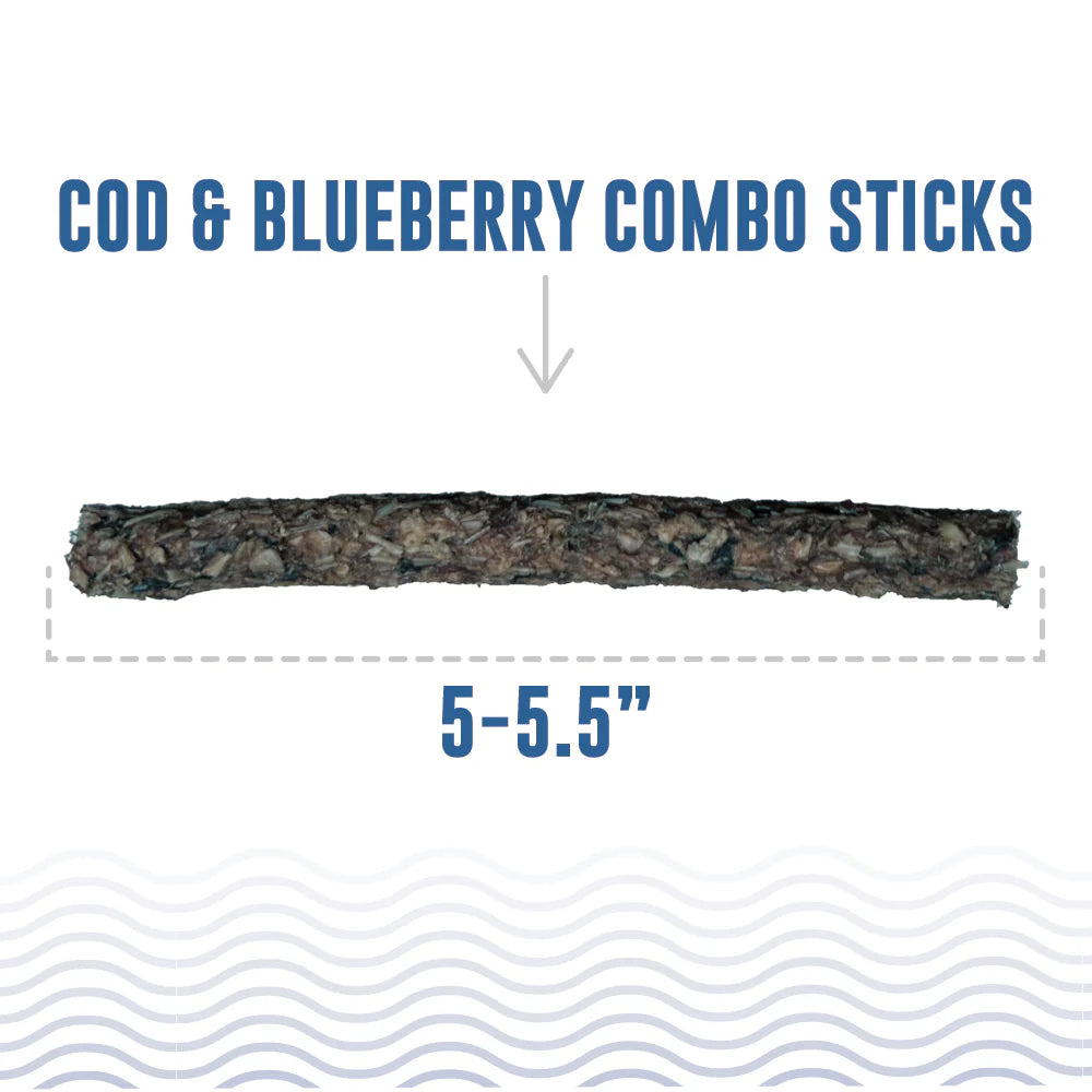 Cod & Blueberry Combo Sticks 5pk