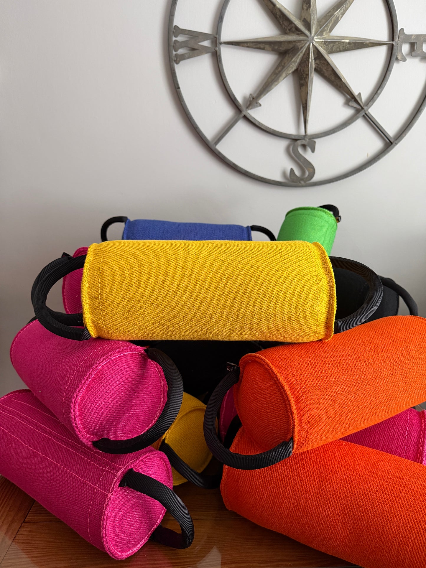 Round Bite Pillow with 2 Handles