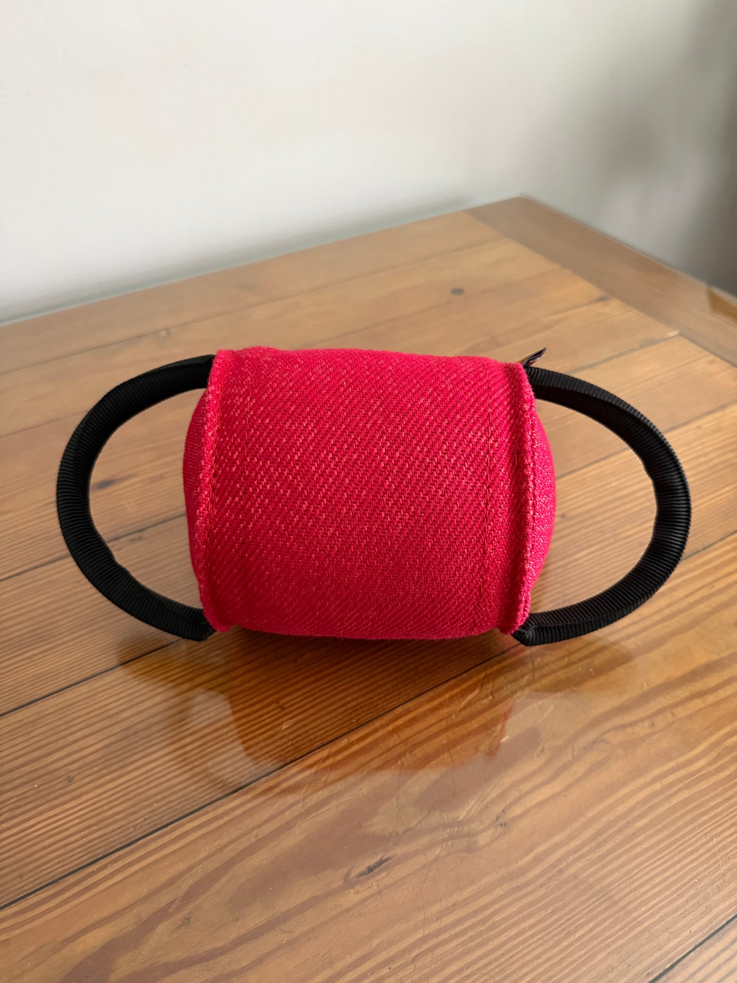 Mini Round Bite Pillow with Handles