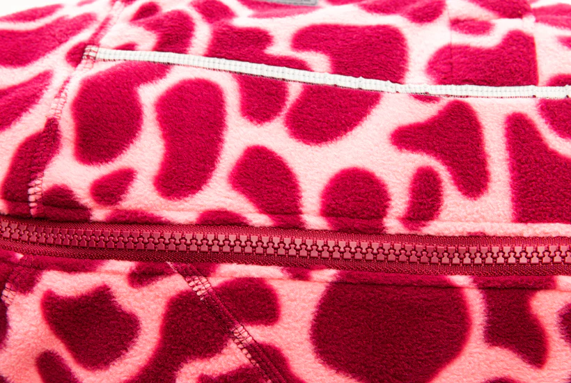 Climate Changer Fleece Jacket - Berry Lava🍓🌋