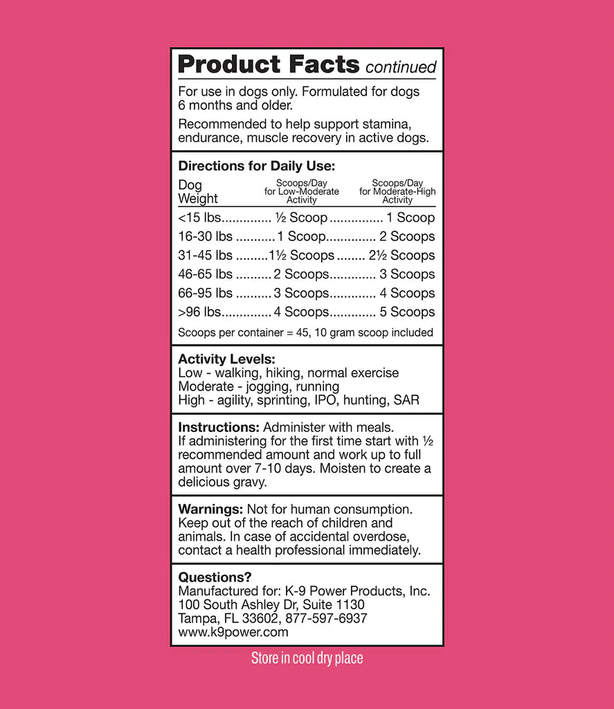 K9 Power | Super Fuel 1LB