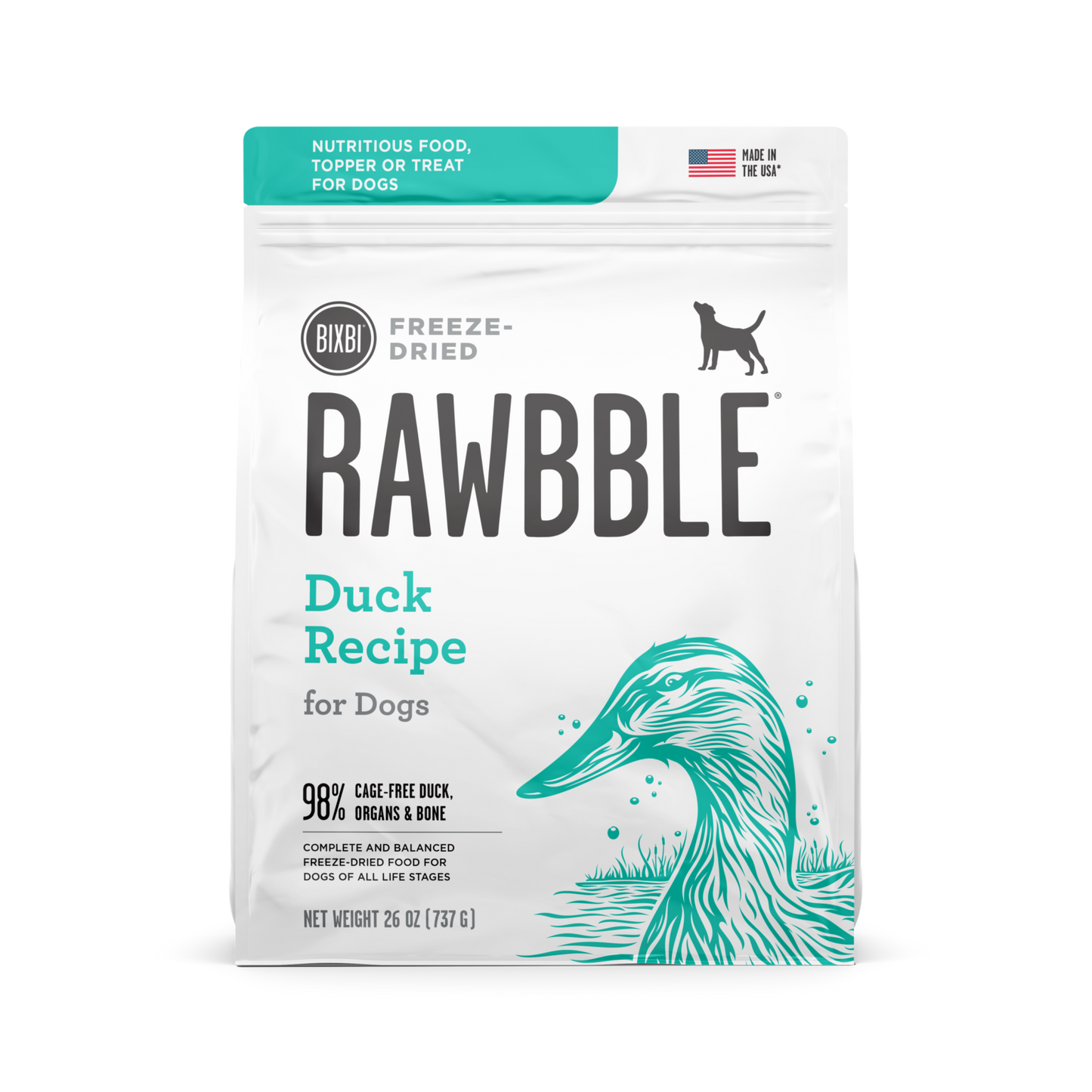 Bixbi Rawbble Freeze-Dried — Duck