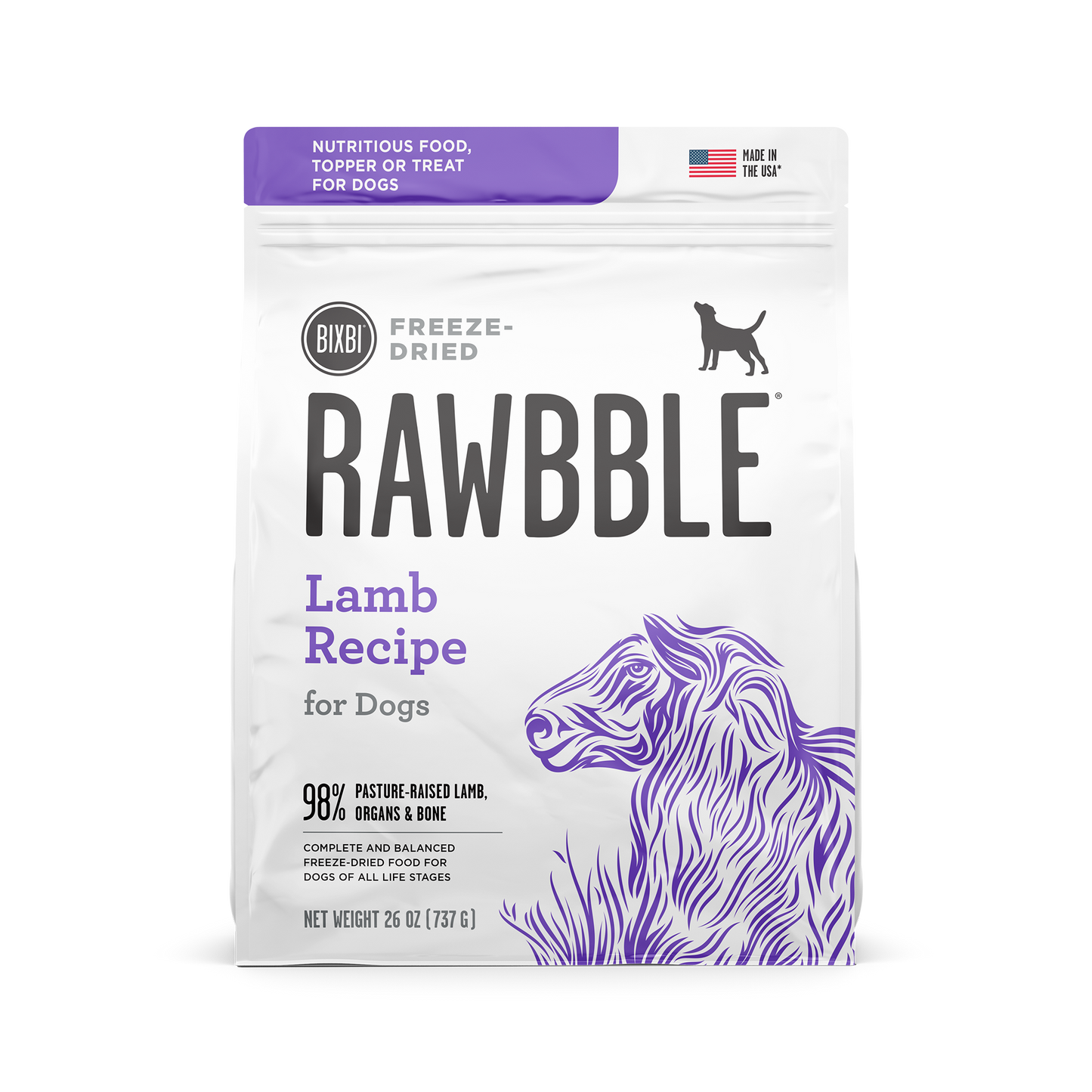Bixbi Rawbble Freeze-Dried — Lamb