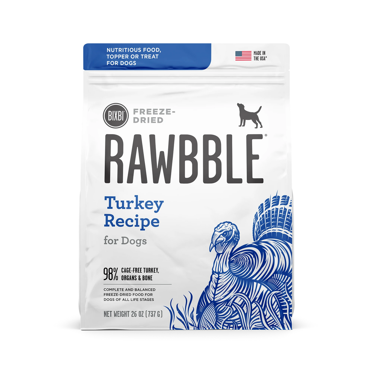 Bixbi Rawbble Freeze-Dried — Turkey
