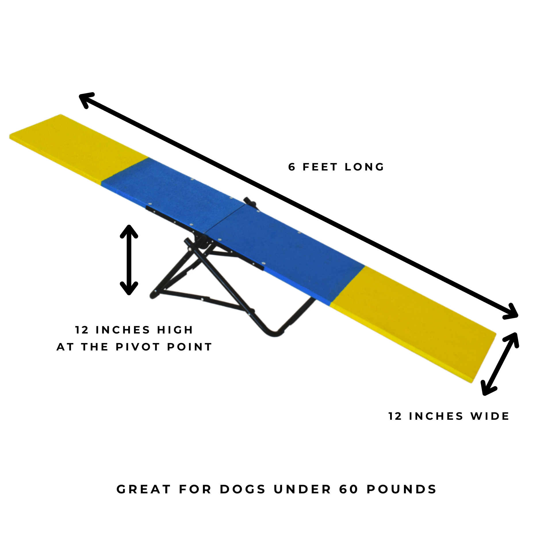 Practice see saw dimensions