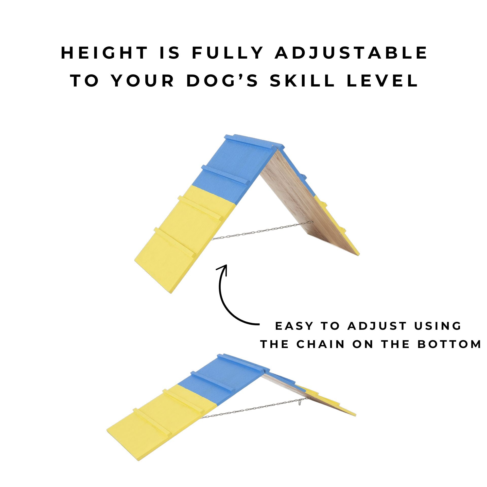 A-frame adjustable height