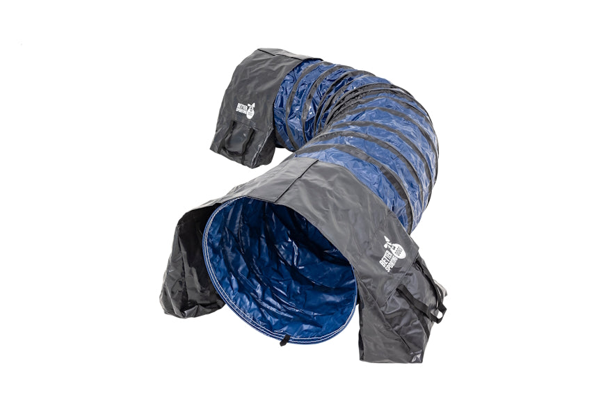 PVC tunnel slight curve setup